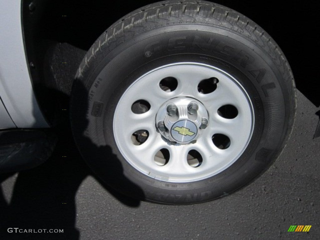 2011 Silverado 1500 Extended Cab - Sheer Silver Metallic / Dark Titanium photo #9