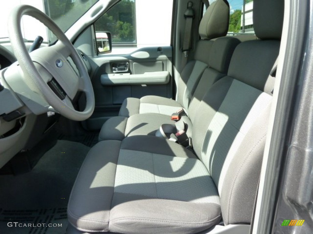2005 F150 XLT SuperCrew 4x4 - Dark Shadow Grey Metallic / Medium Flint/Dark Flint Grey photo #7