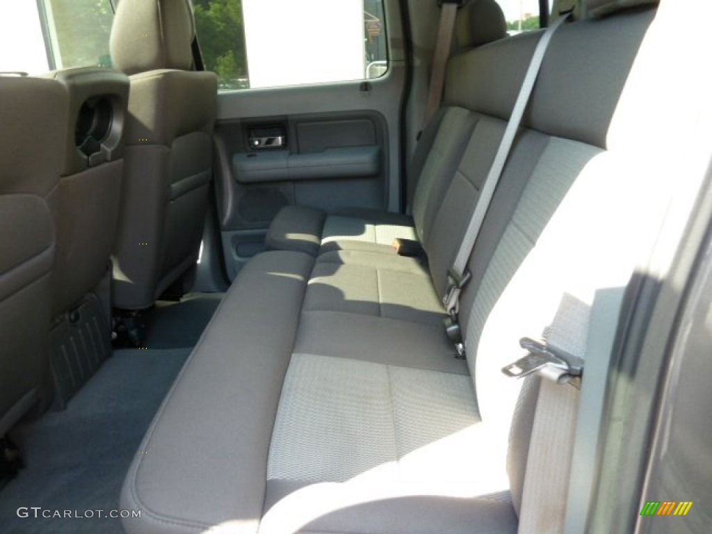 2005 F150 XLT SuperCrew 4x4 - Dark Shadow Grey Metallic / Medium Flint/Dark Flint Grey photo #8