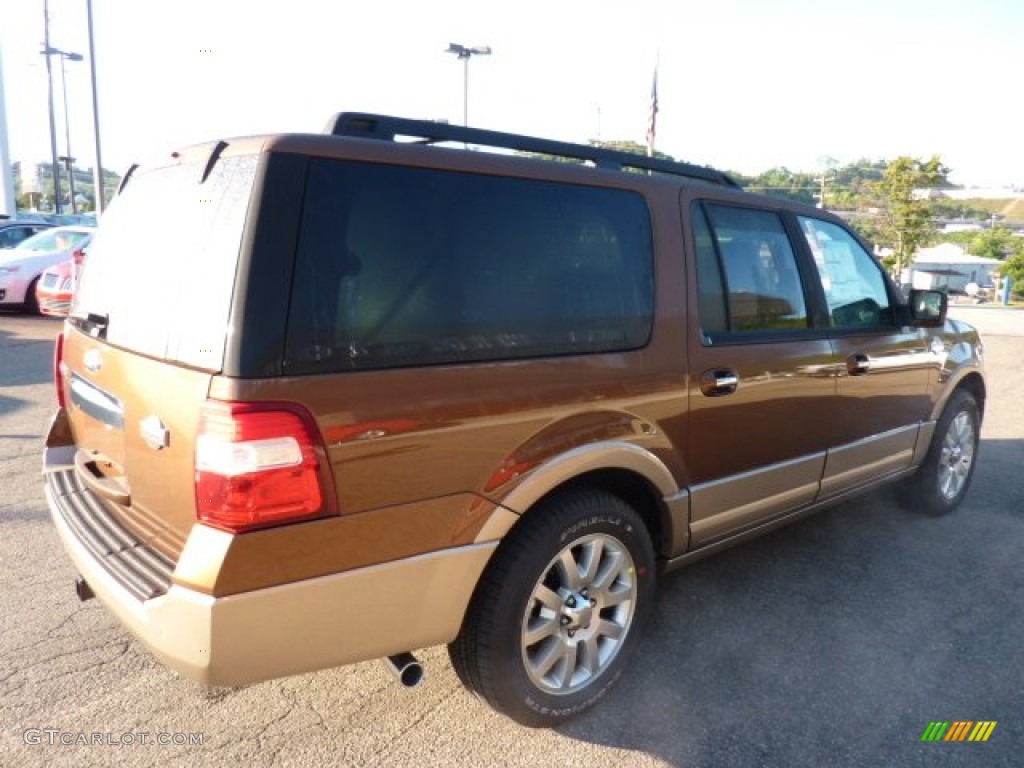 2011 Expedition EL King Ranch 4x4 - Golden Bronze Metallic / Chaparral Leather photo #4