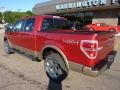 2011 Red Candy Metallic Ford F150 Lariat SuperCrew 4x4  photo #2