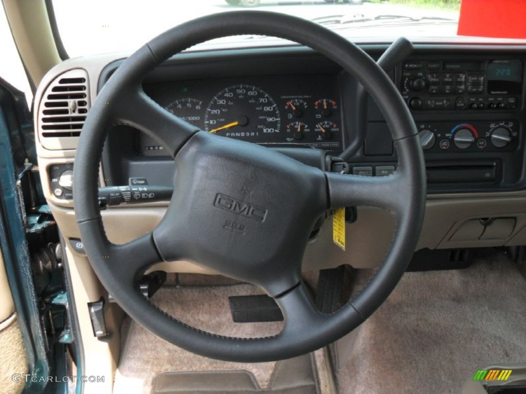 1998 Yukon SLT 4x4 - Emerald Green Metallic / Beige photo #15