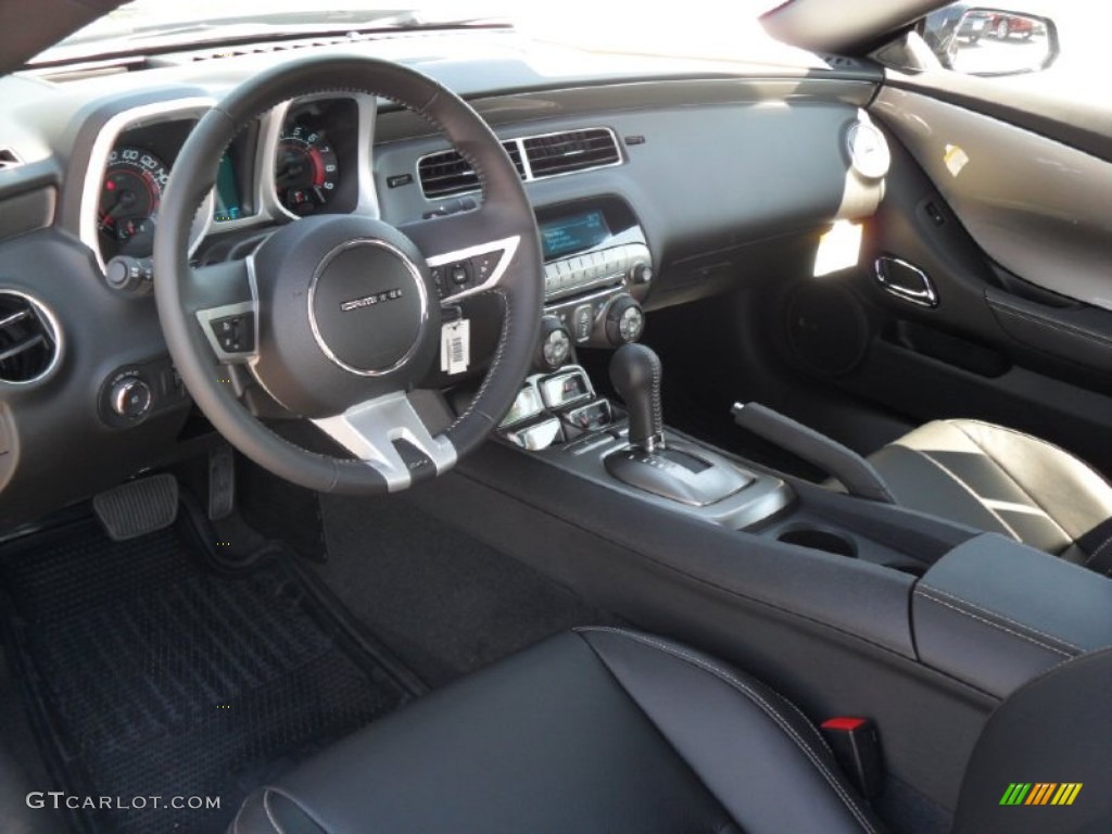 Black Interior 2011 Chevrolet Camaro SS Coupe Photo #52967067