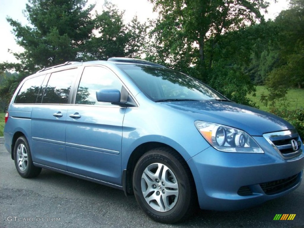 2007 Odyssey EX-L - Ocean Mist Metallic / Gray photo #6