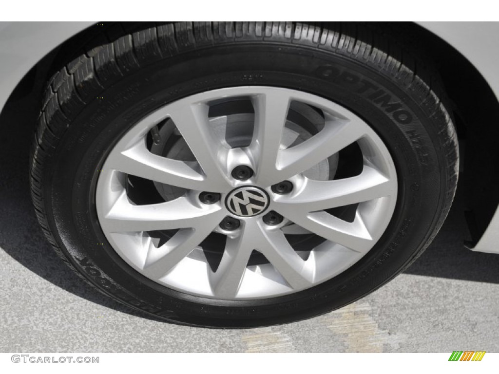 2011 Jetta SE Sedan - Reflex Silver Metallic / Titan Black photo #6