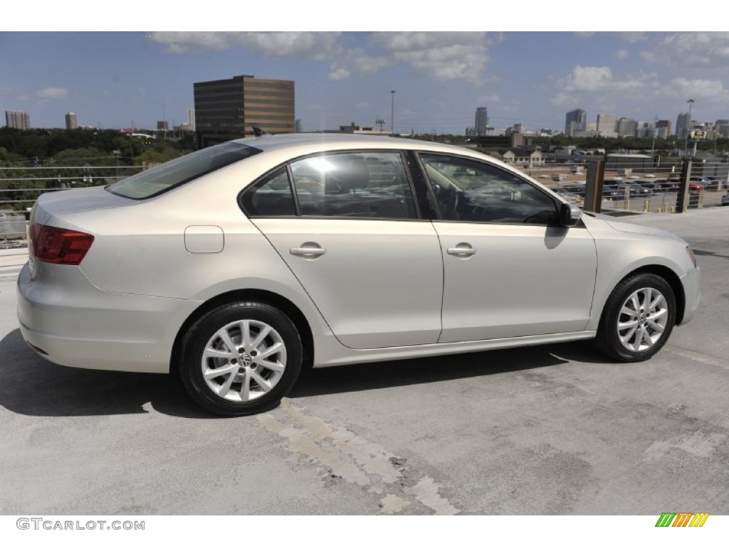 2011 Jetta SE Sedan - Reflex Silver Metallic / Titan Black photo #7