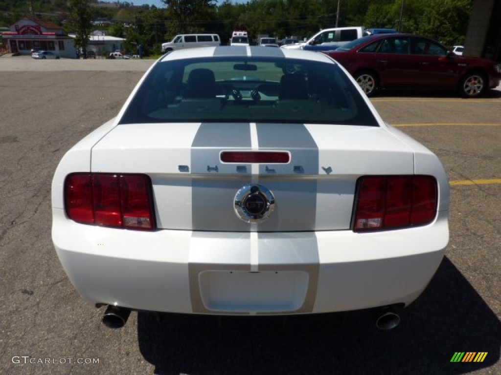 2007 Mustang Shelby GT Coupe - Performance White / Dark Charcoal photo #3