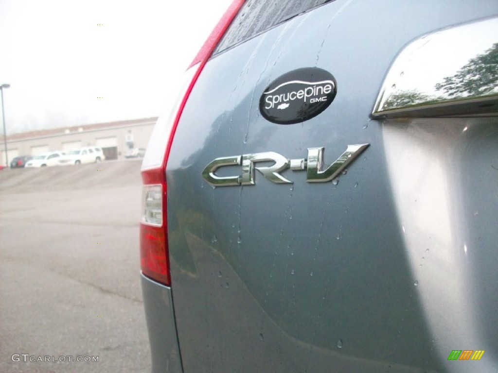 2009 CR-V EX-L 4WD - Glacier Blue Metallic / Gray photo #6