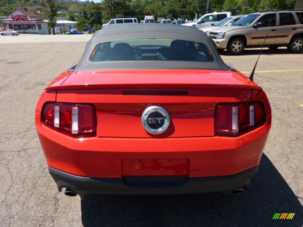2011 Mustang GT Convertible - Race Red / Charcoal Black photo #3