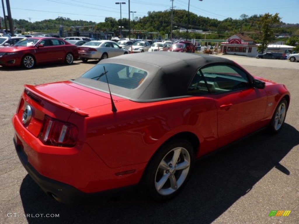 2011 Mustang GT Convertible - Race Red / Charcoal Black photo #4