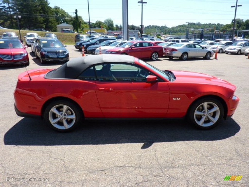 2011 Mustang GT Convertible - Race Red / Charcoal Black photo #5