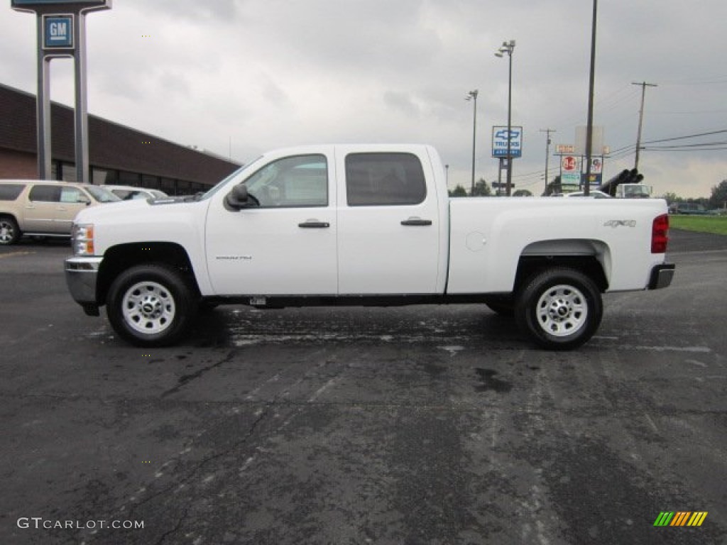 Summit White 2011 Chevrolet Silverado 2500HD Crew Cab 4x4 Exterior Photo #52969267