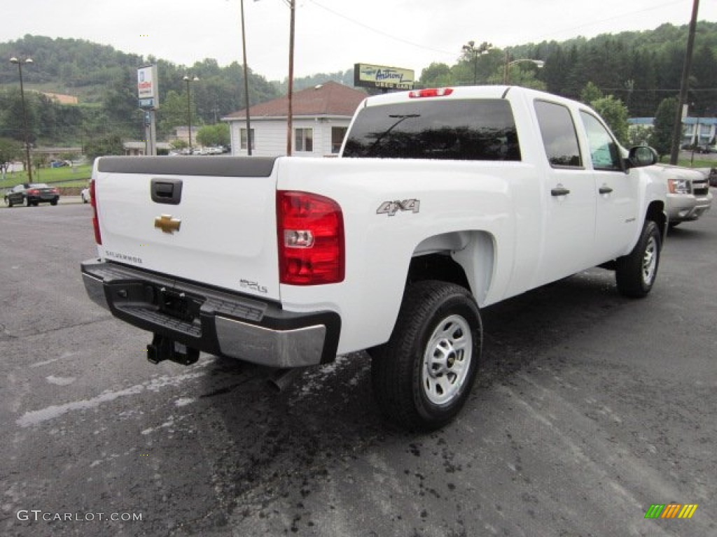 Summit White 2011 Chevrolet Silverado 2500HD Crew Cab 4x4 Exterior Photo #52969285