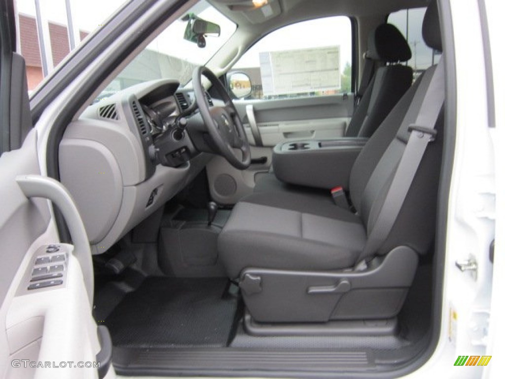Dark Titanium Interior 2011 Chevrolet Silverado 2500HD Crew Cab 4x4 Photo #52969303