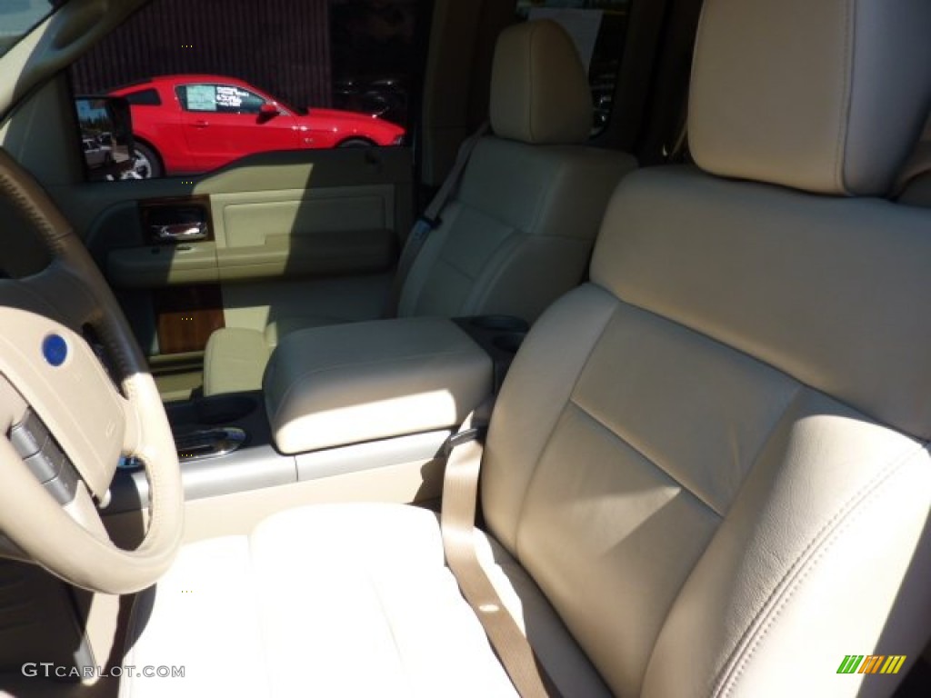 2004 F150 Lariat SuperCab 4x4 - Oxford White / Tan photo #10