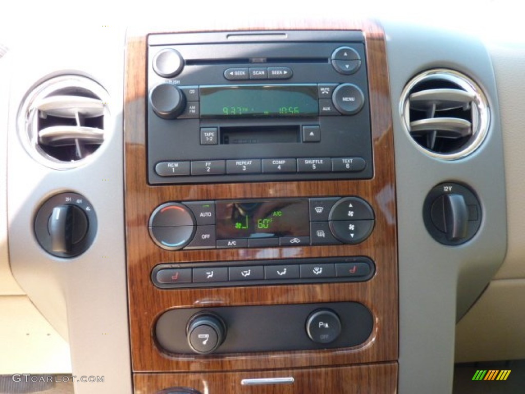 2004 F150 Lariat SuperCab 4x4 - Oxford White / Tan photo #18