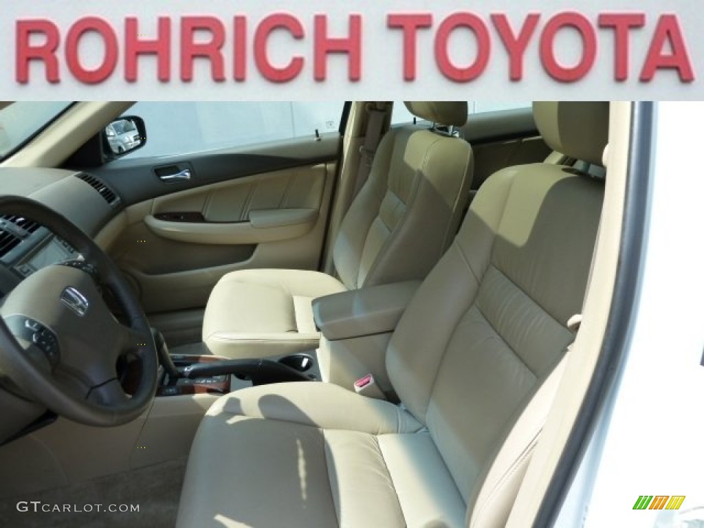 2006 Accord EX-L Sedan - Taffeta White / Ivory photo #7