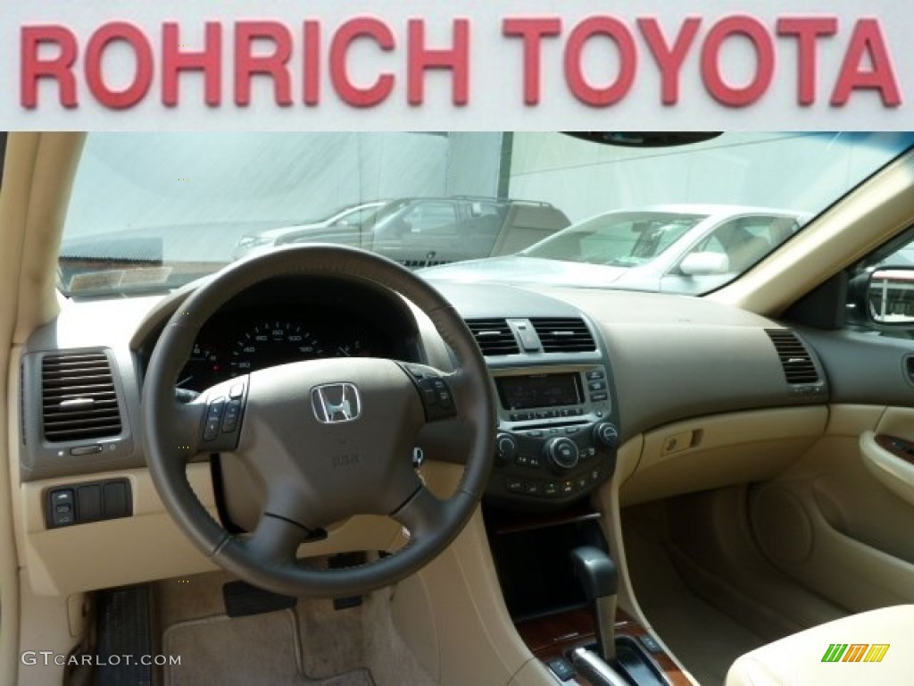 2006 Accord EX-L Sedan - Taffeta White / Ivory photo #14