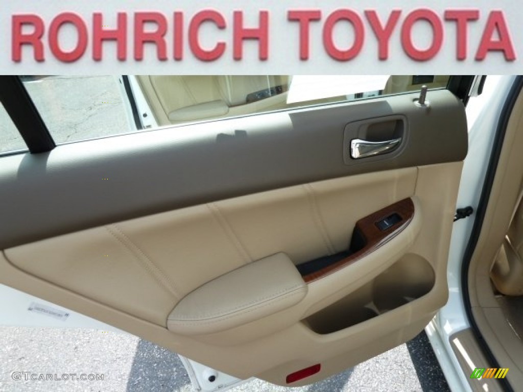 2006 Accord EX-L Sedan - Taffeta White / Ivory photo #15