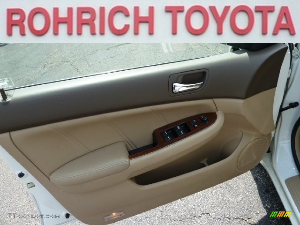 2006 Accord EX-L Sedan - Taffeta White / Ivory photo #16