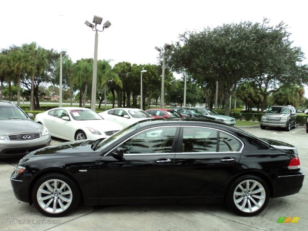Jet Black 2008 BMW 7 Series 750i Sedan Exterior Photo #52971028