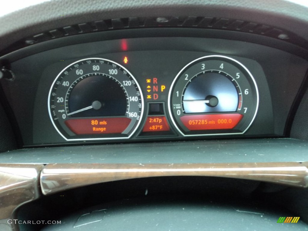 2008 BMW 7 Series 750i Sedan Gauges Photo #52971094