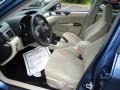 Ivory 2009 Subaru Impreza 2.5i Premium Wagon Interior Color