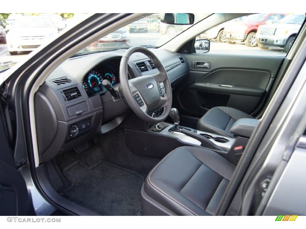 Charcoal Black Interior 2012 Ford Fusion SEL V6 Photo #52973356