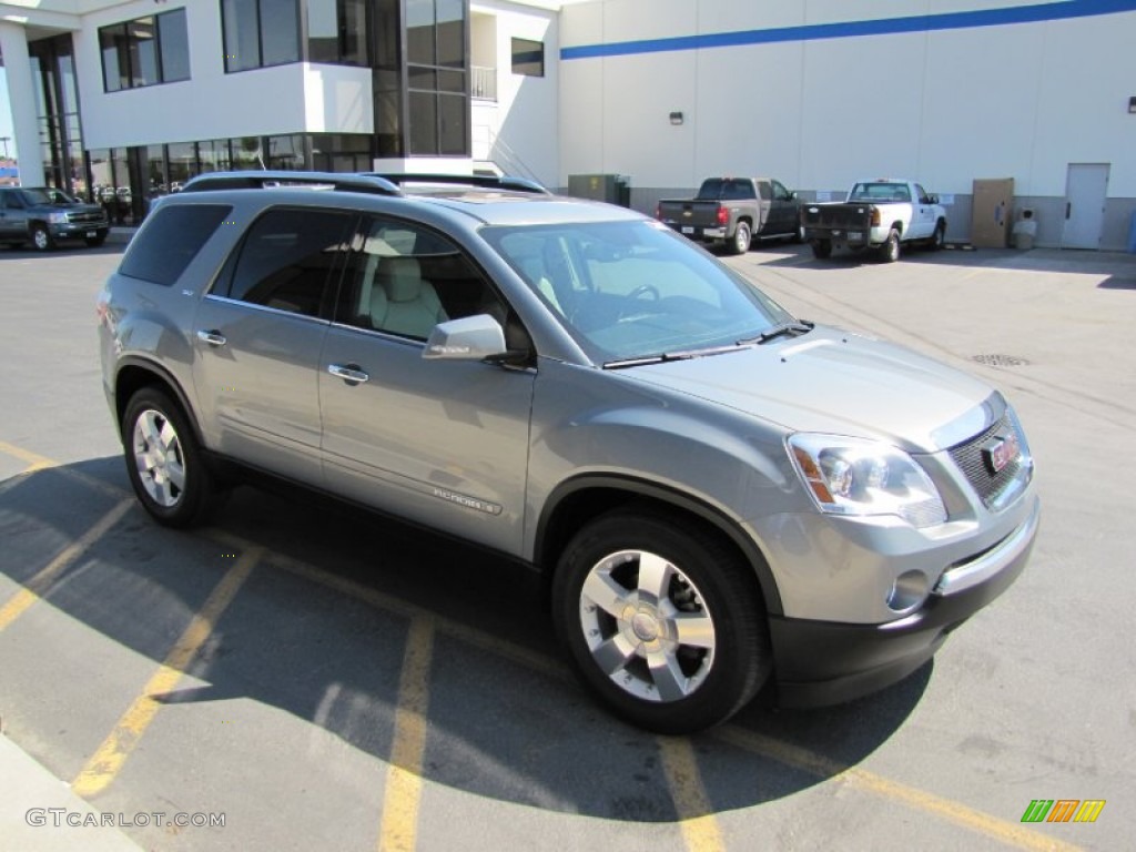 2008 Acadia SLT AWD - Blue-Gold Crystal Metallic / Light Titanium photo #35