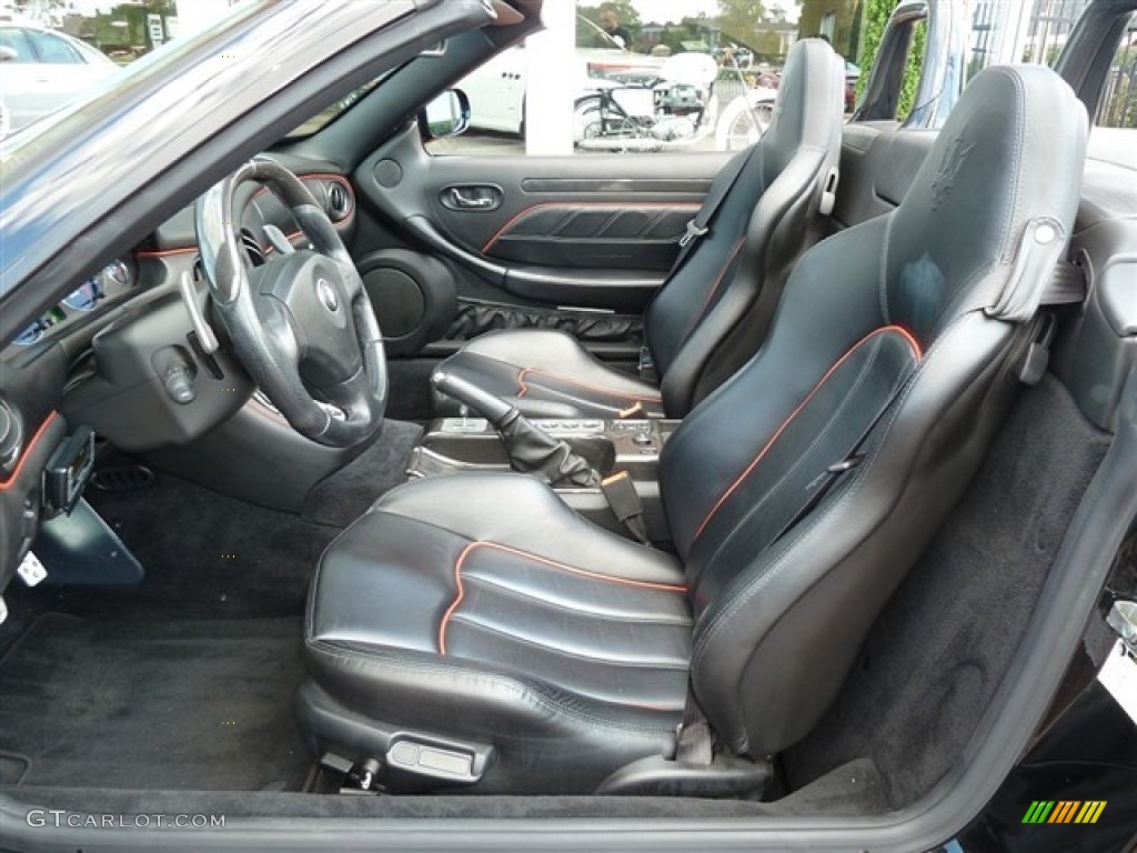 Black Interior 2006 Maserati GranSport Spyder Photo #52974316