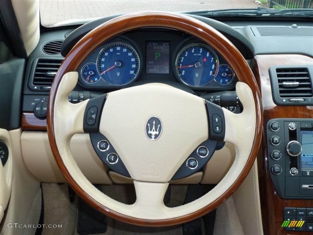 2009 Maserati Quattroporte S Steering Wheel Photos