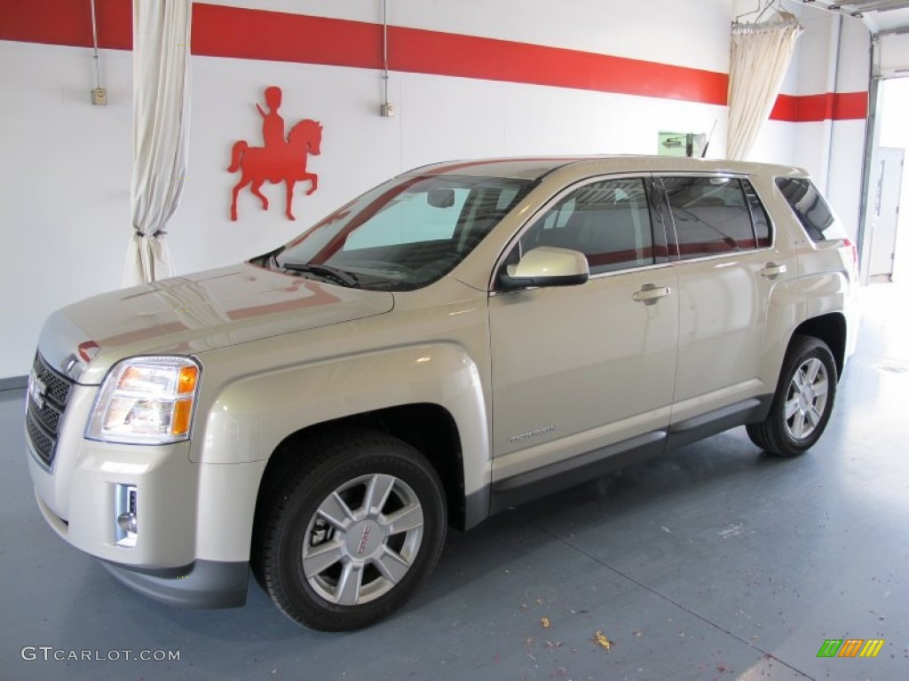 2011 Terrain SLE - Gold Mist Metallic / Jet Black photo #1