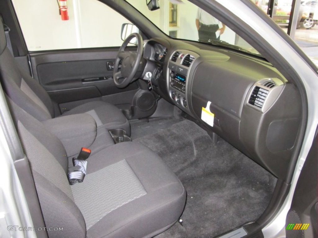Ebony Interior 2012 GMC Canyon SLE Crew Cab Photo #52975240