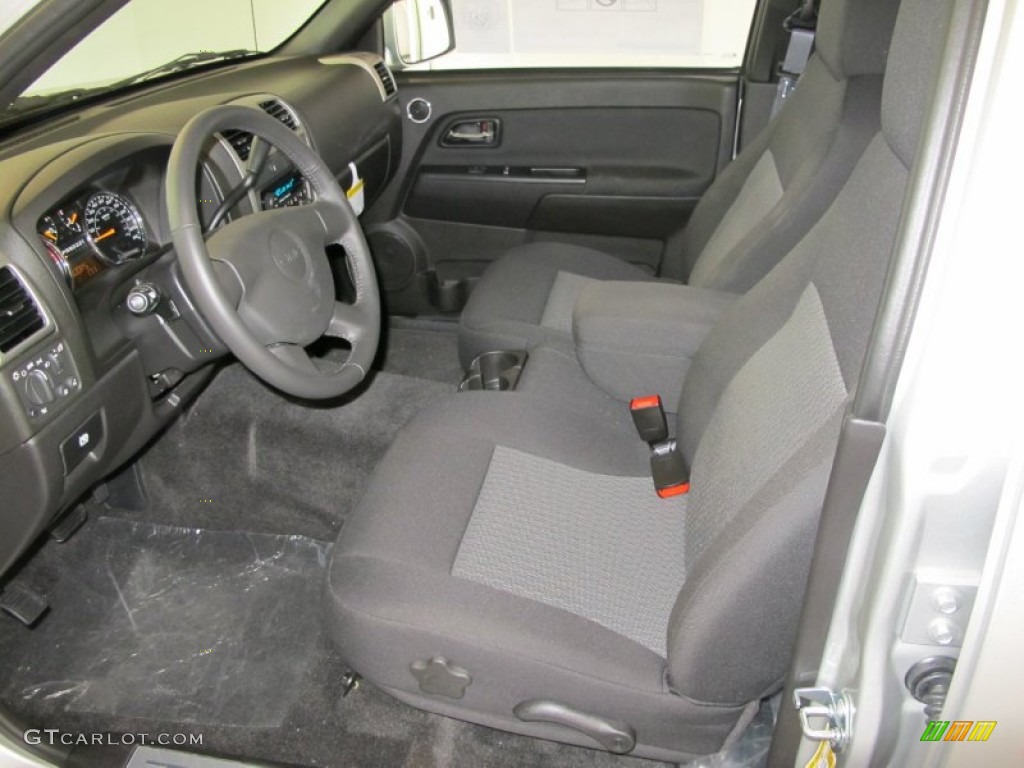 Ebony Interior 2012 GMC Canyon SLE Crew Cab Photo #52975294