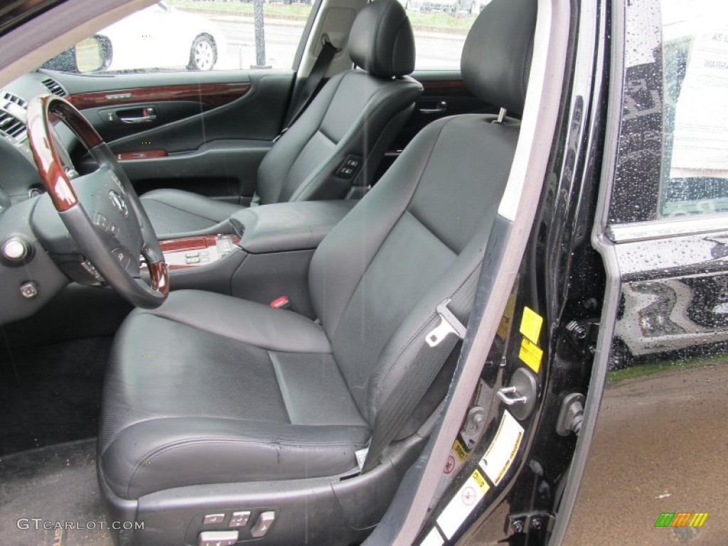 Black Interior 2010 Lexus LS 460 L AWD Photo #52975660