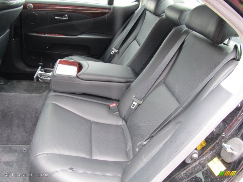 Black Interior 2010 Lexus LS 460 L AWD Photo #52975675