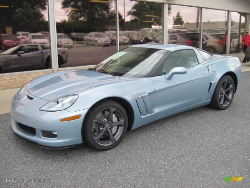 2012 Corvette Grand Sport Coupe - Carlisle Blue Metallic / Ebony photo #2