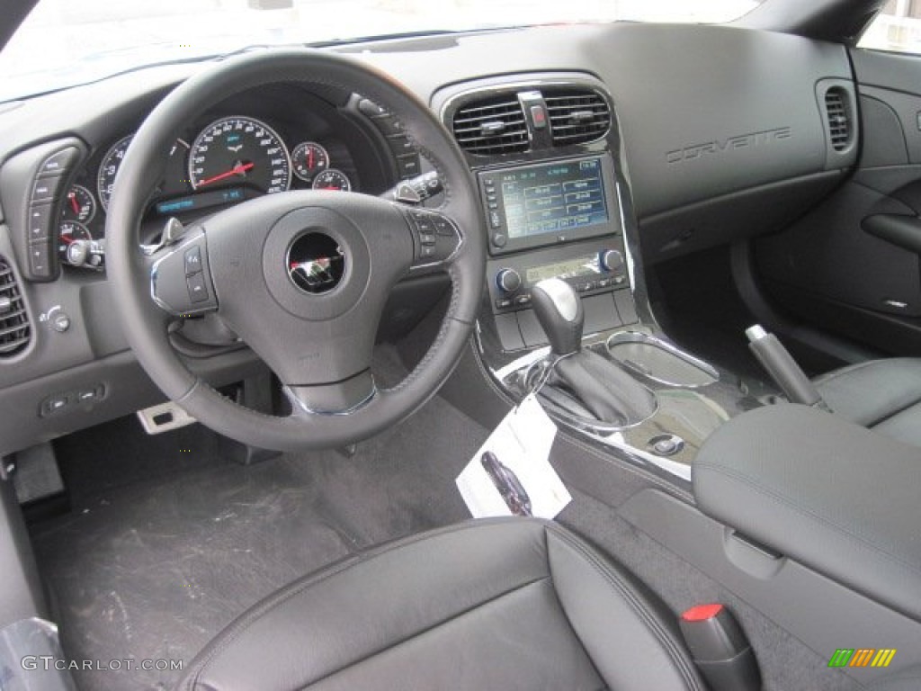Ebony Interior 2012 Chevrolet Corvette Grand Sport Coupe Photo #52975924