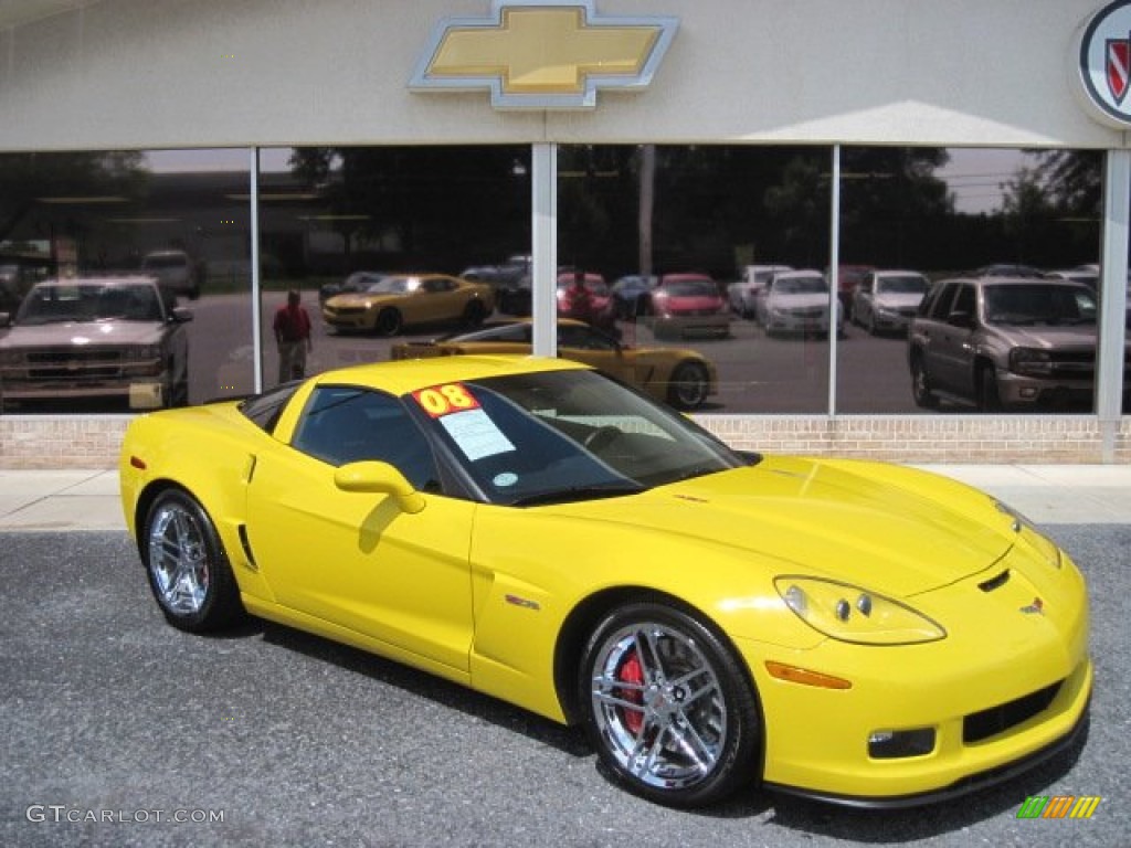 Velocity Yellow Chevrolet Corvette