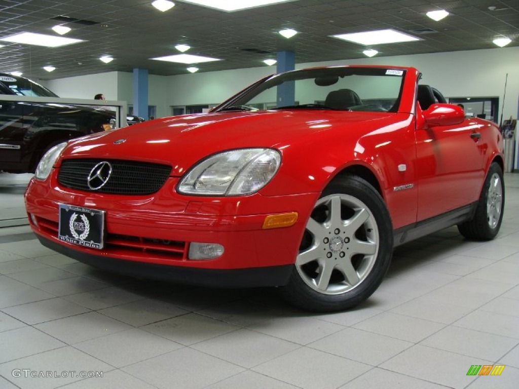 1999 SLK 230 Kompressor Roadster - Magma Red / Charcoal photo #1