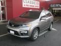 2012 Titanium Silver Kia Sorento SX V6  photo #1