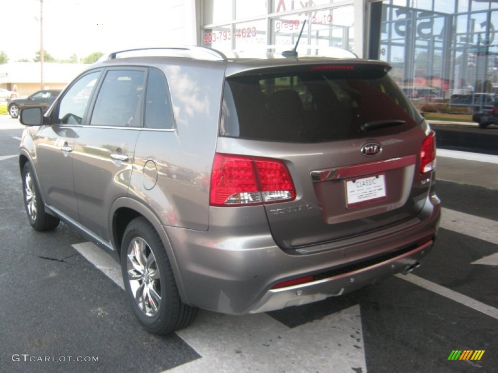 2012 Sorento SX V6 - Titanium Silver / Black photo #3