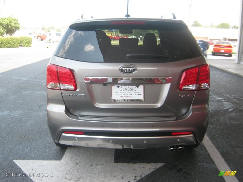 2012 Sorento SX V6 - Titanium Silver / Black photo #4