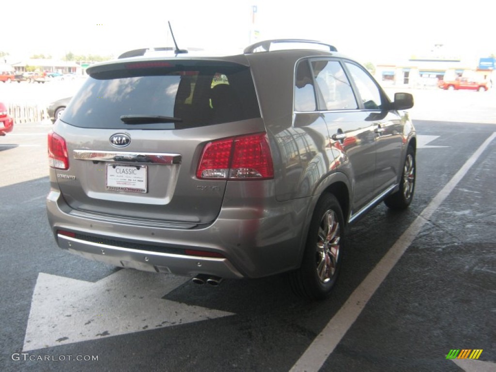 2012 Sorento SX V6 - Titanium Silver / Black photo #5