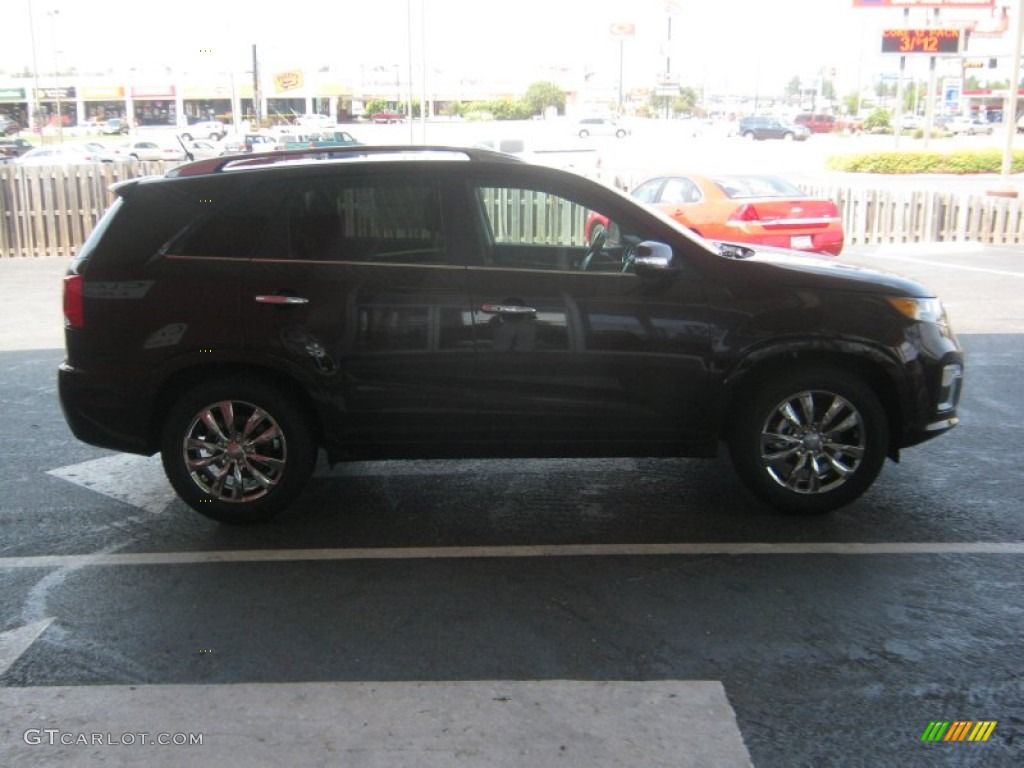 2012 Sorento SX V6 - Dark Cherry / Black photo #6