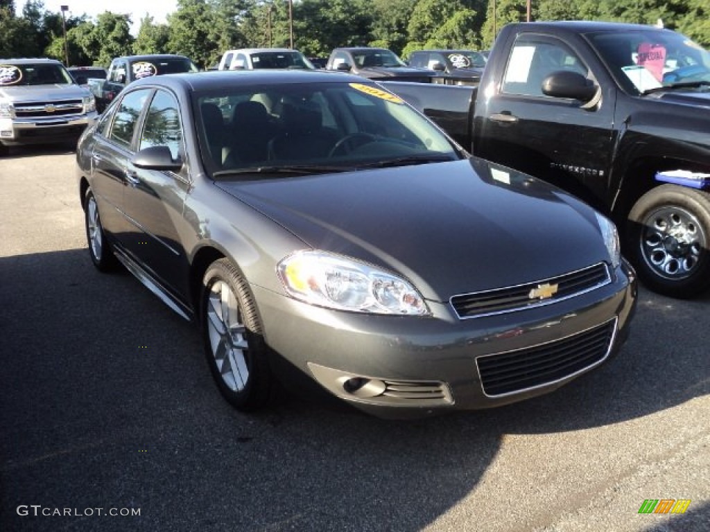 2011 Impala LTZ - Cyber Gray Metallic / Ebony photo #3