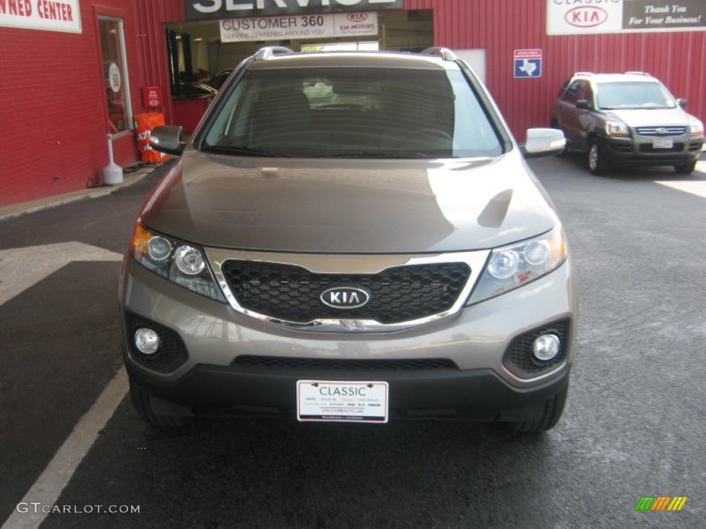 2012 Sorento LX AWD - Titanium Silver / Black photo #8