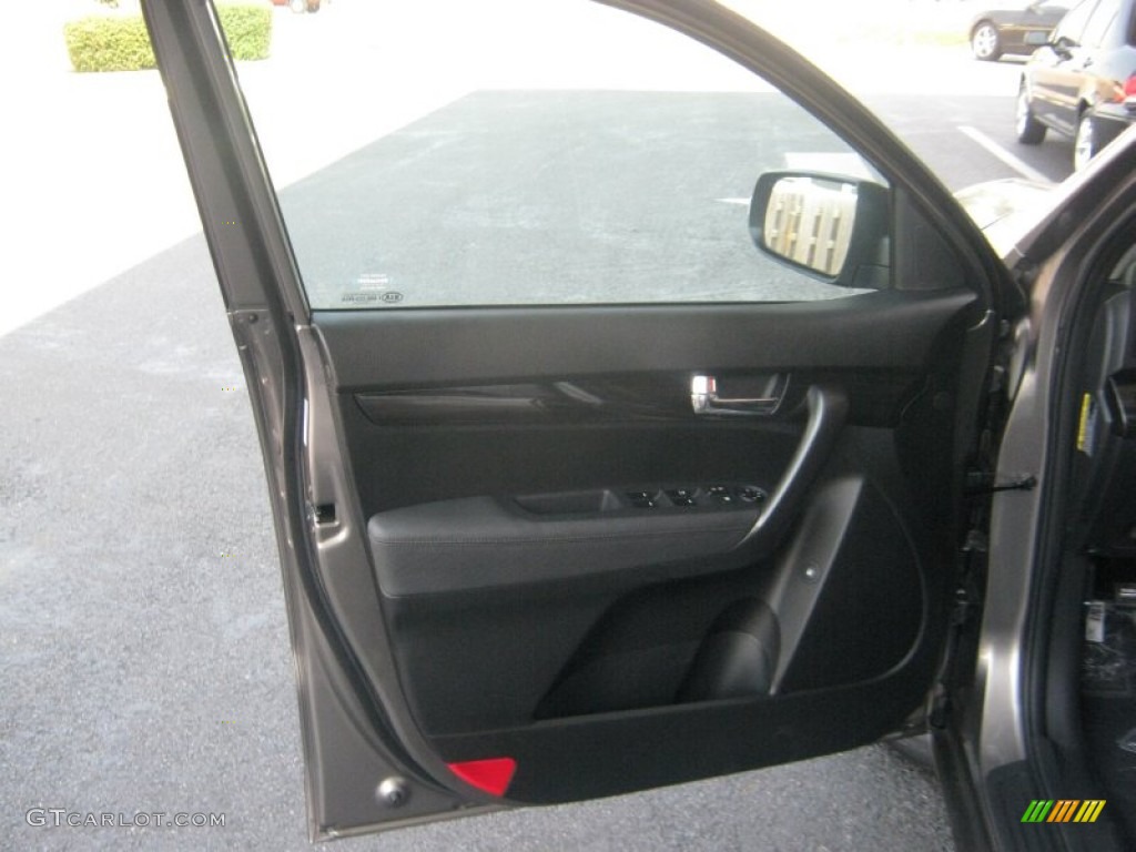 2012 Kia Sorento LX AWD Black Door Panel Photo #52978381