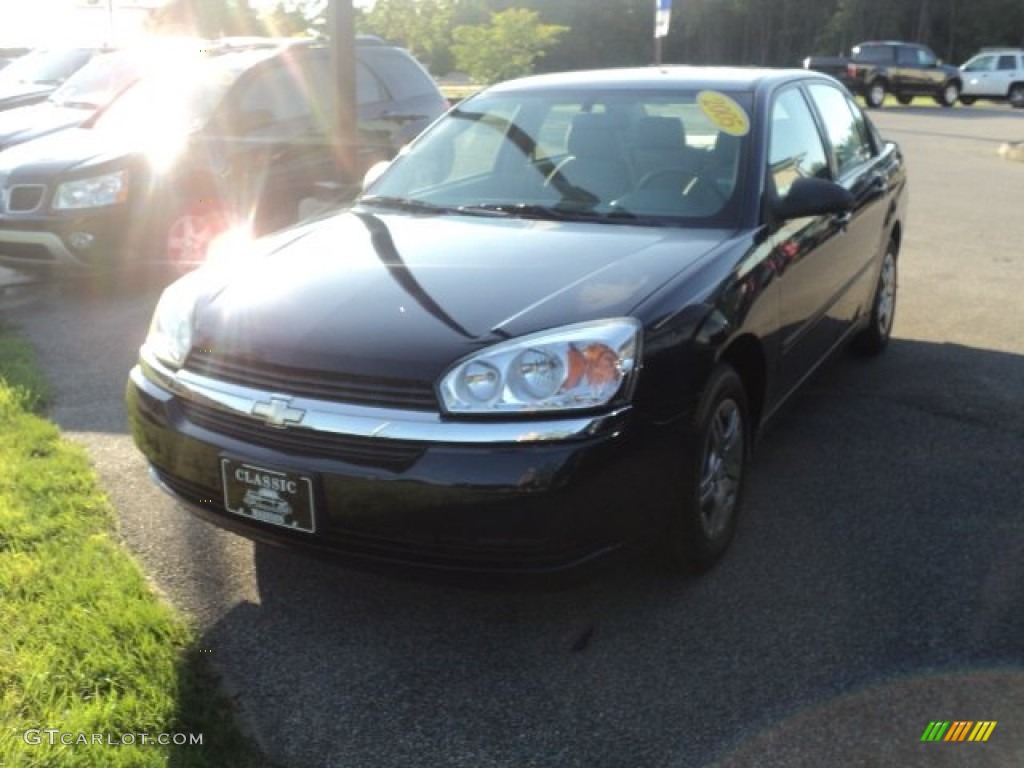 2005 Malibu Sedan - Dark Blue Metallic / Neutral Beige photo #1