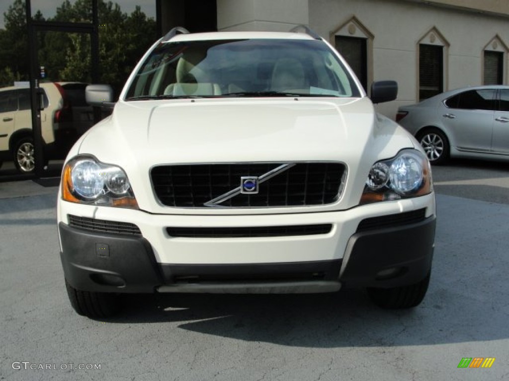 2003 XC90 T6 AWD - White / Taupe/Light Taupe photo #5